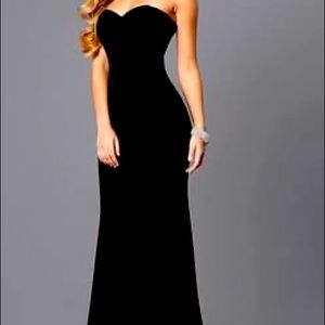 Black formal dress